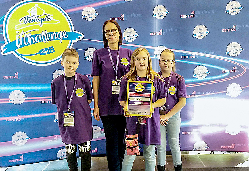 Ainažnieki konkursa «Ventspils IT challenge» finālā