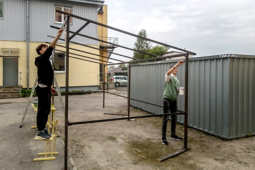 Dagdas vidusskolā īstenots jauniešu iniciatīvas projekts (Latgale)