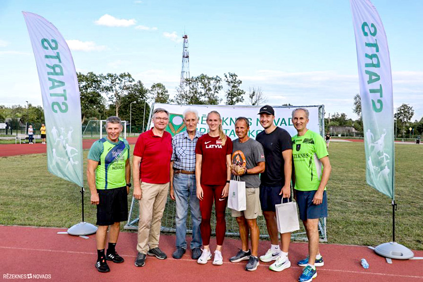 Viļānos aizvadīts olimpietes Guntas Vaičules koptreniņš (Latgale)