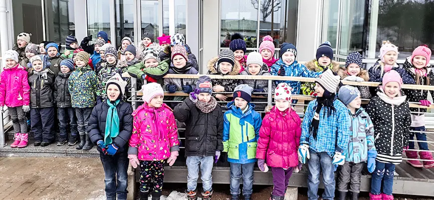 Bērnudārza «Spārīte» audzēkņi apmeklē Daibes poligonu