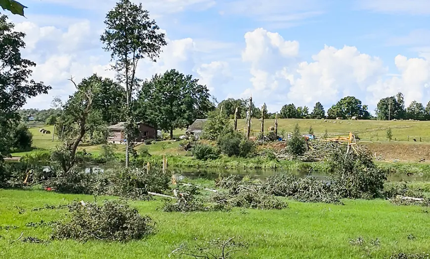 Salacgrīvas novadā trakoja zibens un virpuļviesuļi