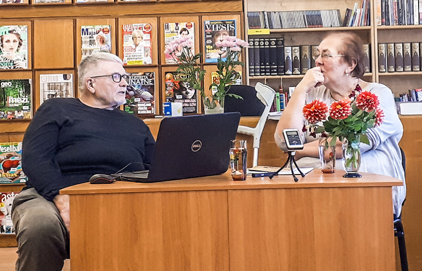 Salacgrīvieši dzejas Olimpā kopā ar Uldi Bērziņu