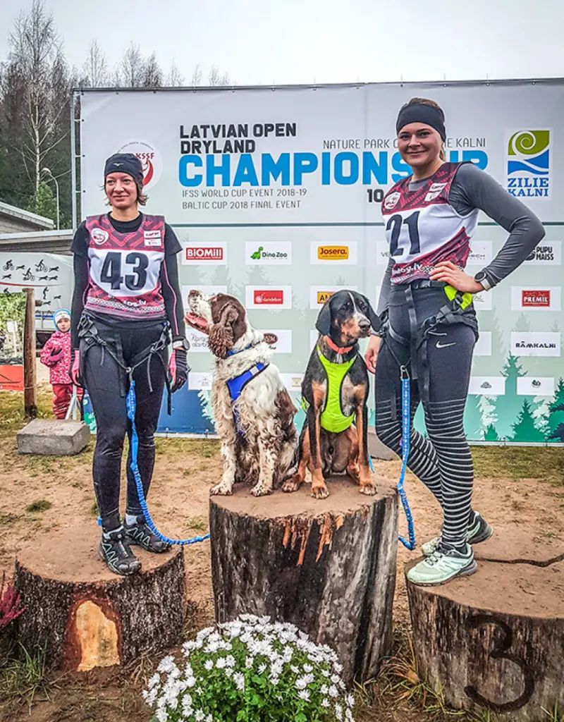 Mūspuses iedzīvotāji labi startē kanikrosa čempionātā
