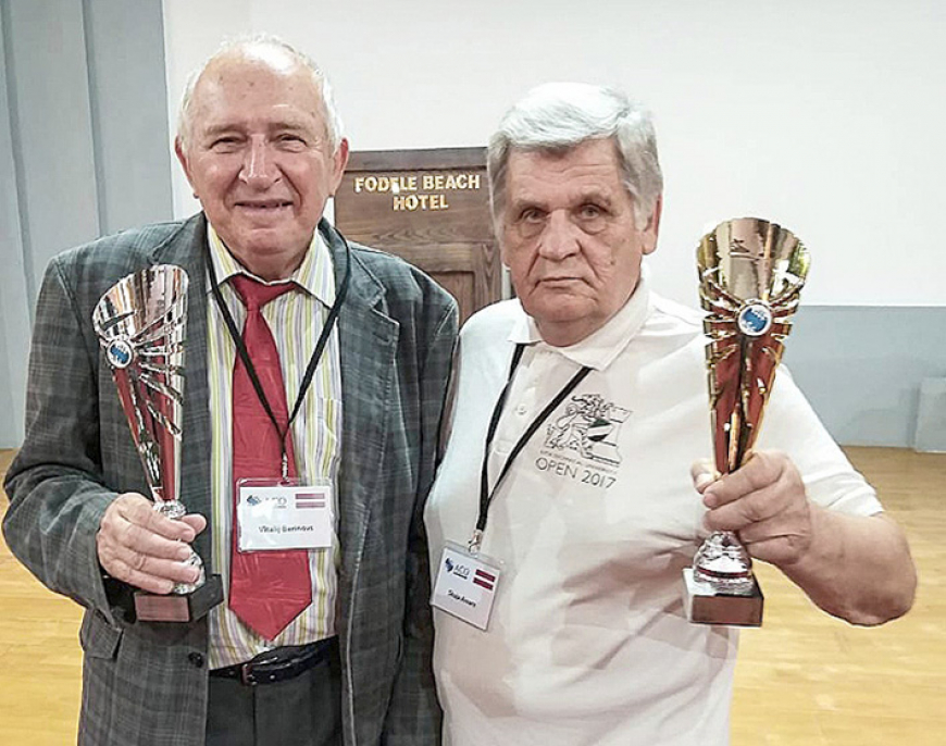 Salacgrīvietis uzvar pasaules čempionātā senioriem-amatieriem šahā