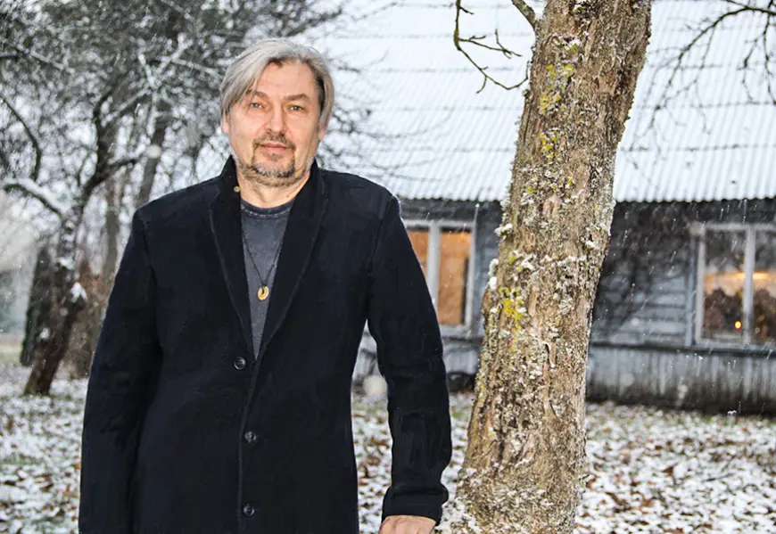 Saruna ar Salacgrīvas novada goda pilsoni bez kaklasaites