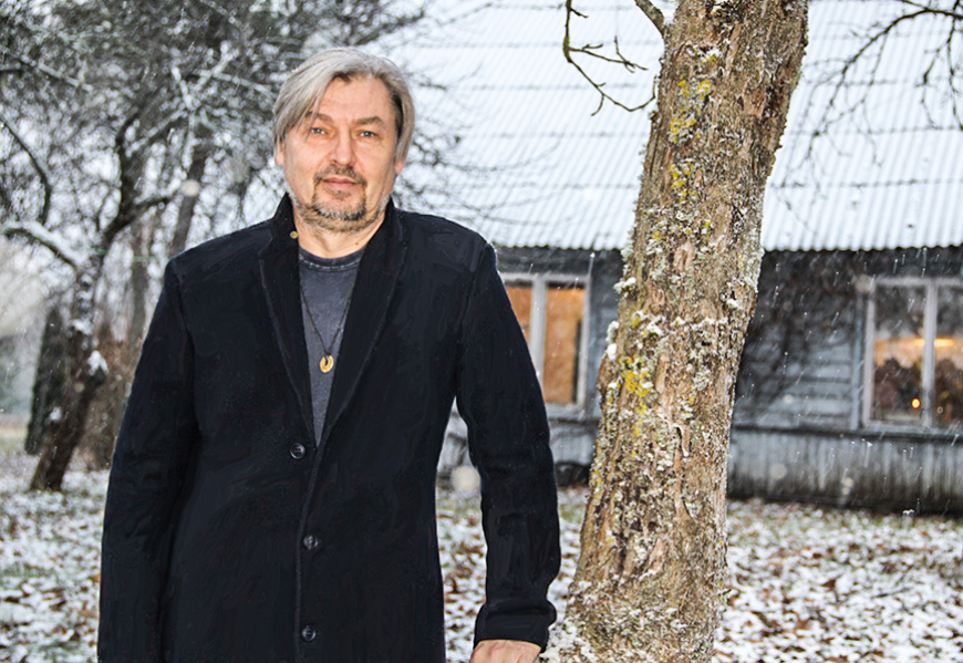 Saruna ar Salacgrīvas novada goda pilsoni bez kaklasaites