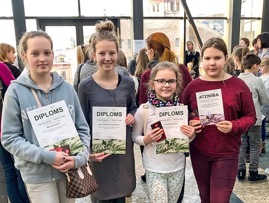 Mūsu skolēni mākslas konkursā «Trejdegsnis»