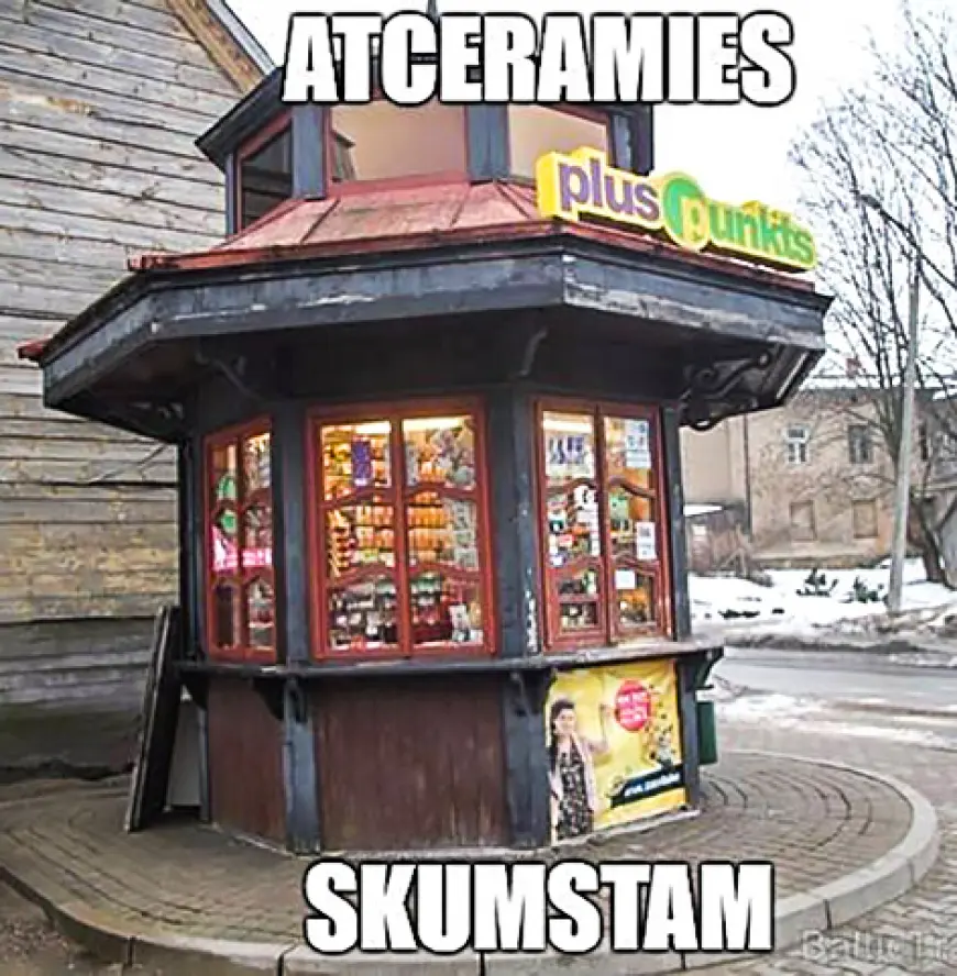 Limbažnieki skumst pēc avīžkioska Cēsu ielā