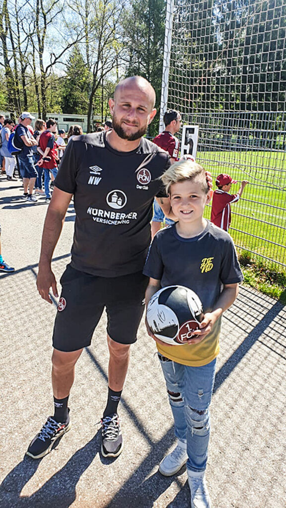 Mūsu jaunais futbolists gūst pieredzi Vācijā