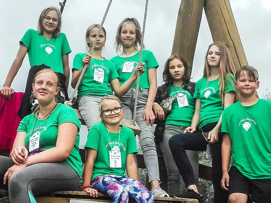 Liepupes mazpulcēni gadskārtējā nometnē «Visu daru es ar prieku»