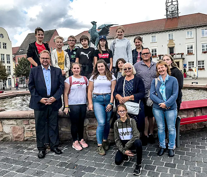 Limbažu 3. vidusskolas skolēni ciemojas pie vācu draugiem