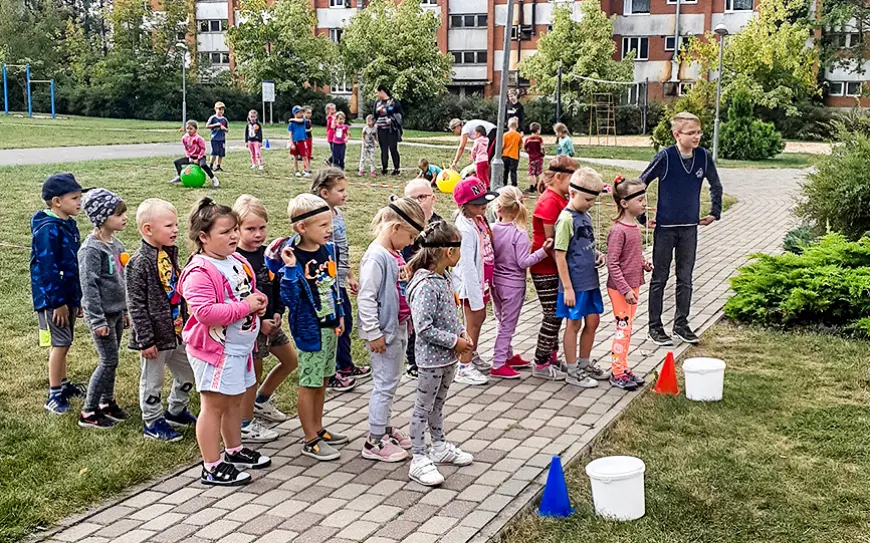 Sportiskais septembris Lādezera pamatskolā