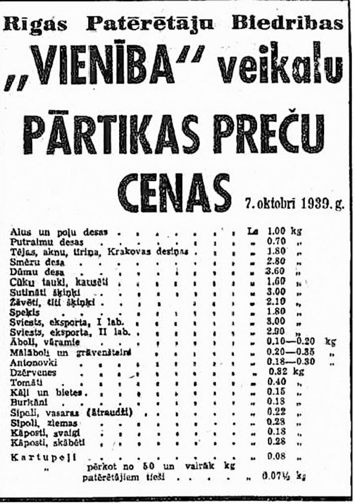 Laikmetu grieži pirms 80 gadiem