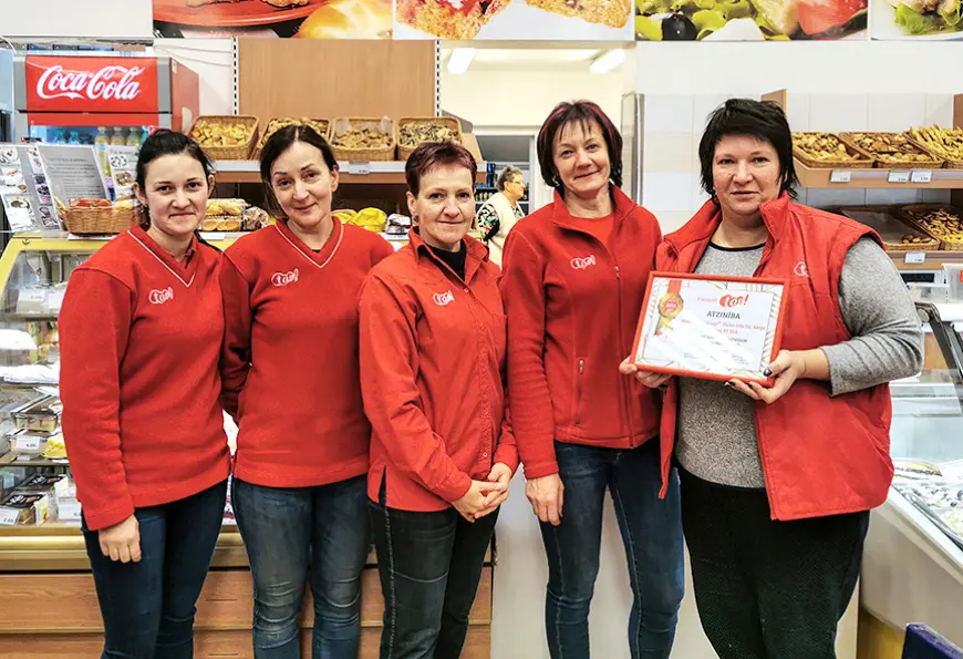 Par labu darbu apbalvo arī mūspuses «top!» veikalus