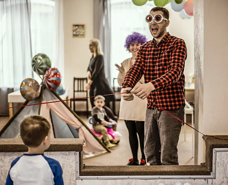 Bērnu pasākumu vieta «Klubiņš» Limbažos – Kalniņu ģimenes prieks