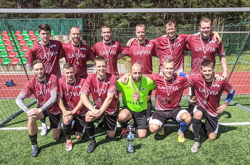 Limbažu daļas ugunsdzēsēji  IeM atklātajā čempionātā futbolā