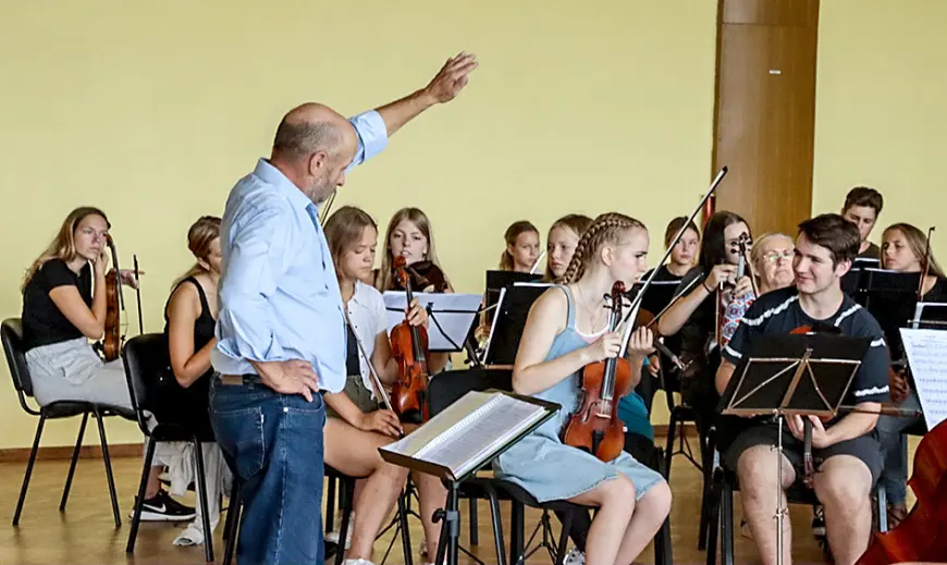 Krimuldas un Limbažu jauniešu simfoniskā orķestra vasaras nometne