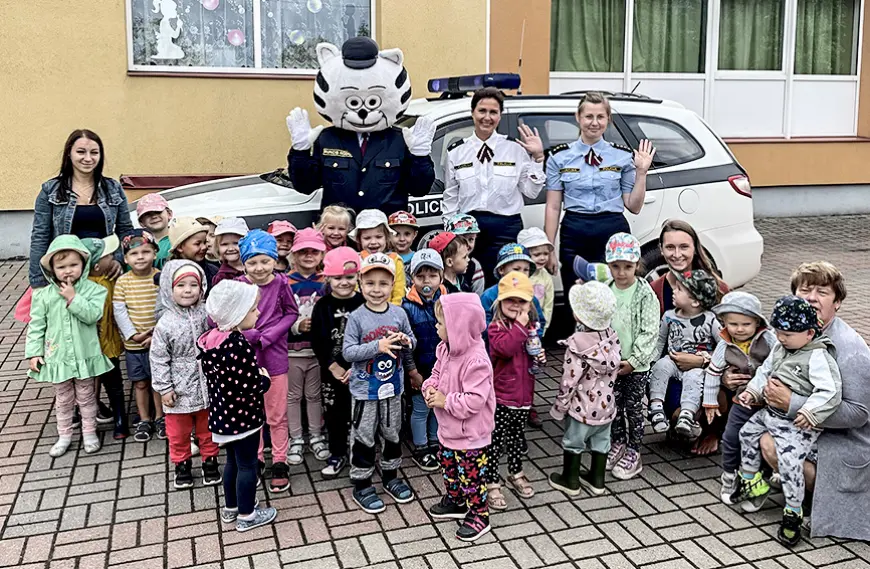 «Spārītē» viesojas policijas inspektori un Runcis Rūdis