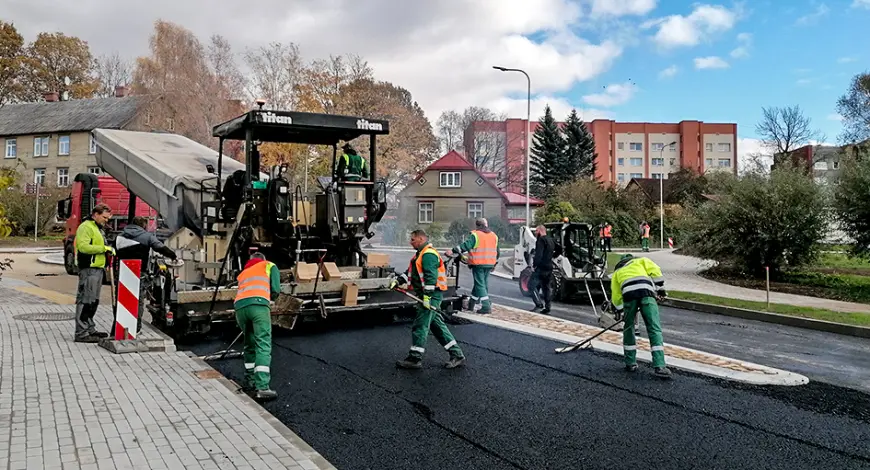 Finiša taisnē Ievu ielas pārbūve Limbažos