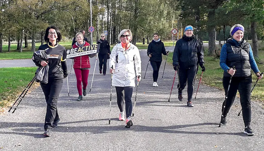 Limbažos un Staicelē iepazīst nūjošanu