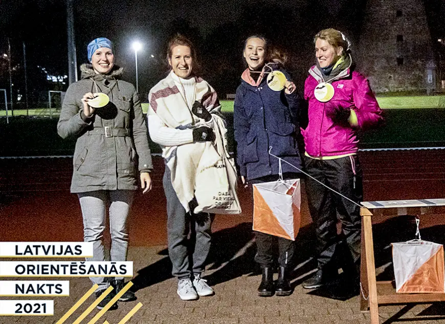 Mūsējie piedalās Latvijas Orientēšanās naktī