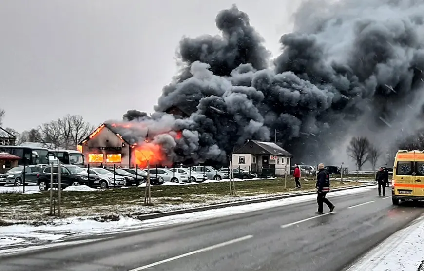 Limbažos dega autoserviss