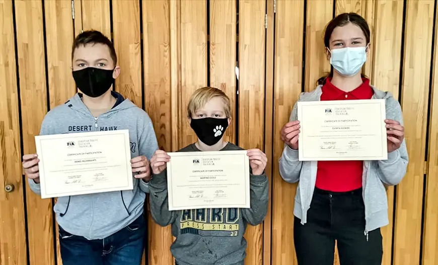 Viļķenes sestklasnieki startē Eiropas Jauno satiksmes dalībnieku sacensībās