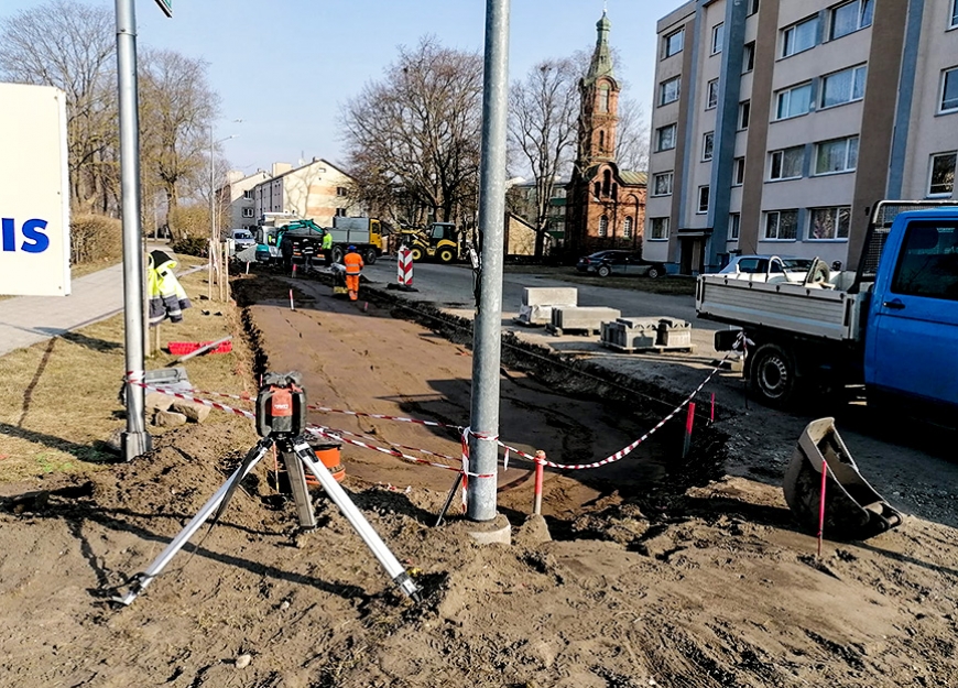 Salacgrīvā atsākas ielu darbi