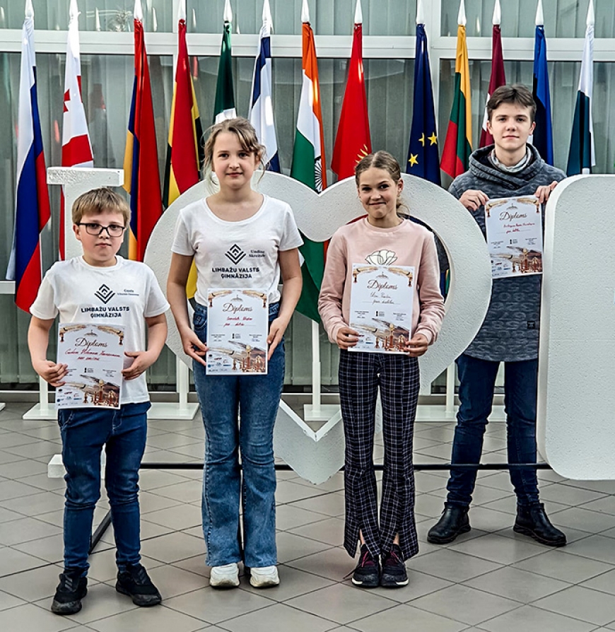 Limbažnieki labi nospēlē Skolu šaha olimpiādē