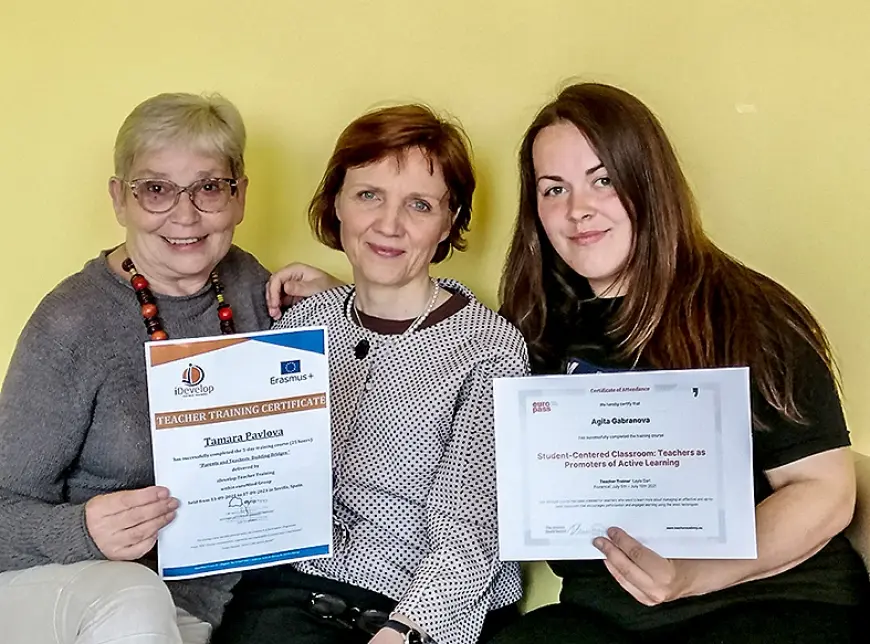 Limbažu vidusskolas pedagoģes izglītības programmas «Erasmus+» mobilitātēs
