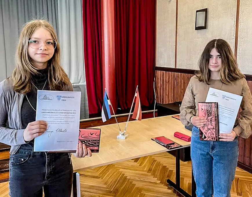 Staiceles un Alojas skolēniem panākumi Hēdemēstes vidusskolas konkursā