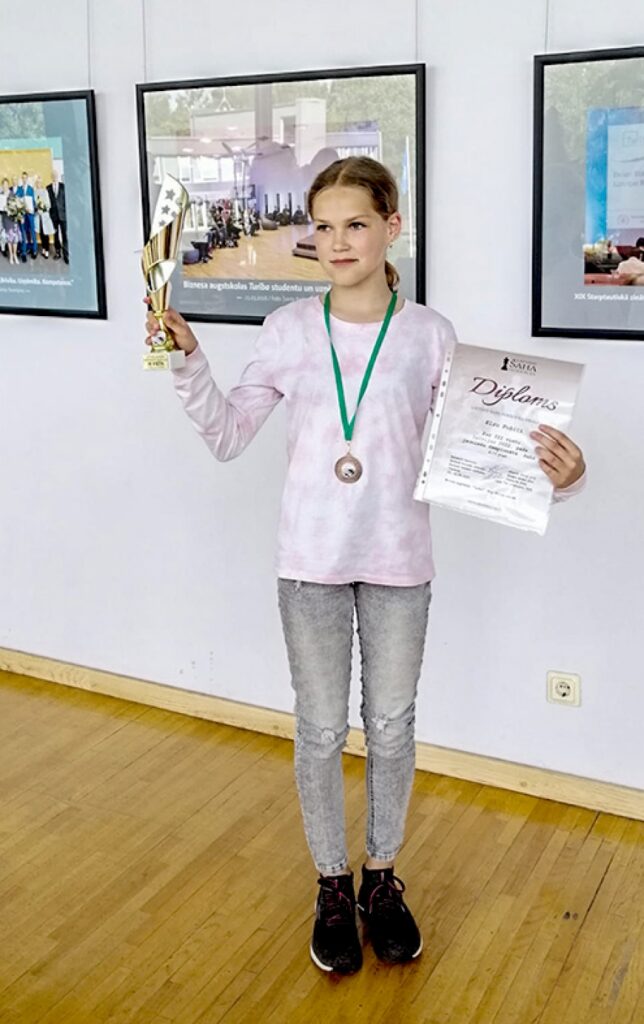 Limbažniecei bronza Latvijas čempionātā šahā jauniešiem