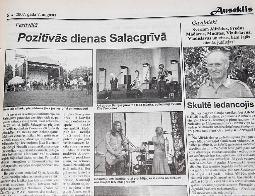 Festivāla «Positivus» ēra Salacgrīvā beigusies