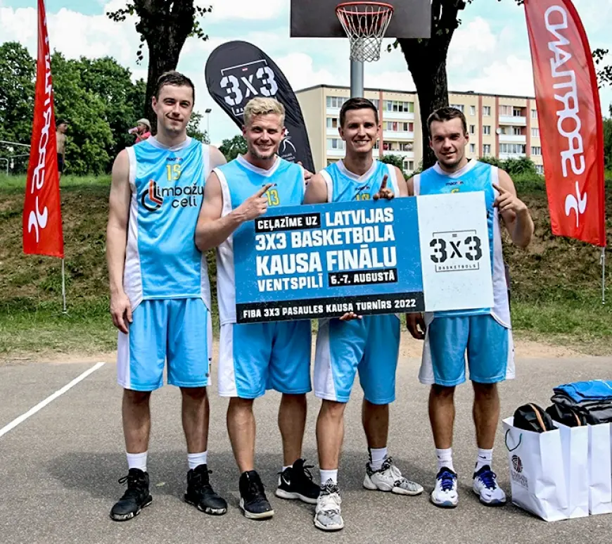 «Limbažu ceļi» uzvar Latvijas 3×3 basketbola kausa posmā Limbažos