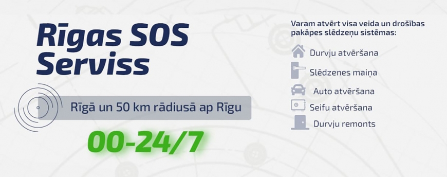 SOS durvju atvēršana – glābiņš nelaimē