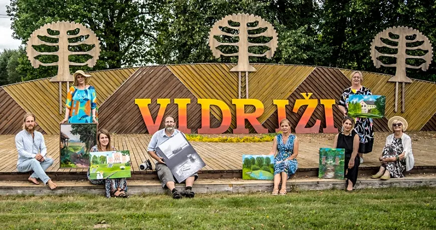 Mākslas plenēros iemūžināja Vidrižu pagastu
