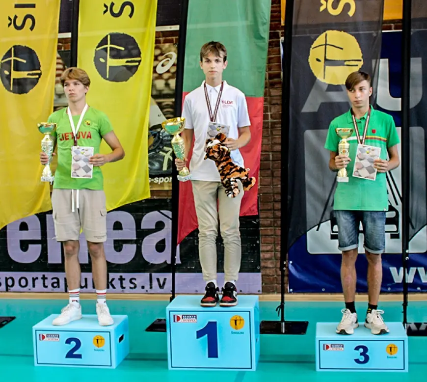 Klāvs Norenbergs – Baltijas čempions, Diāna Malofeja – vicečempione