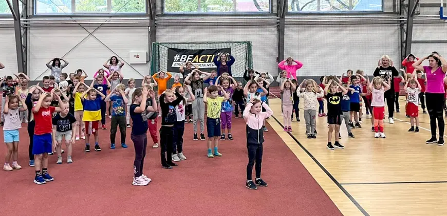 Pirmsskolēniem Limbažos pasākums «Esi aktīvs no bērnības!»