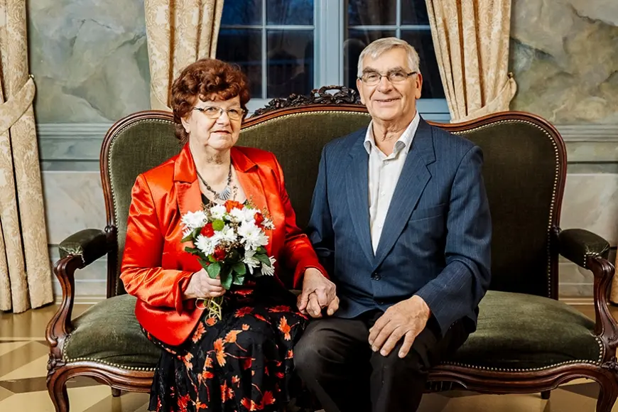 Slūku ģimenē sagaidīta zelta jubileja