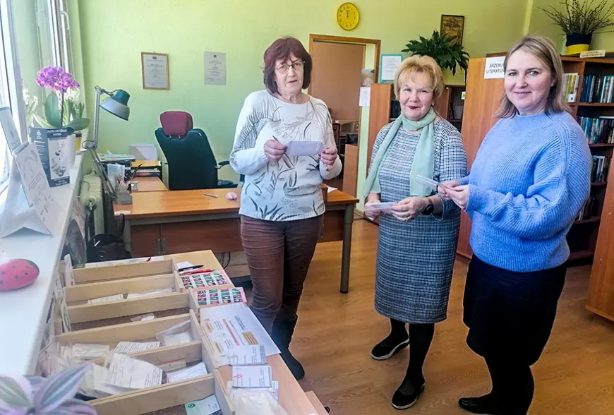 Pēc sēklām – uz bibliotēku