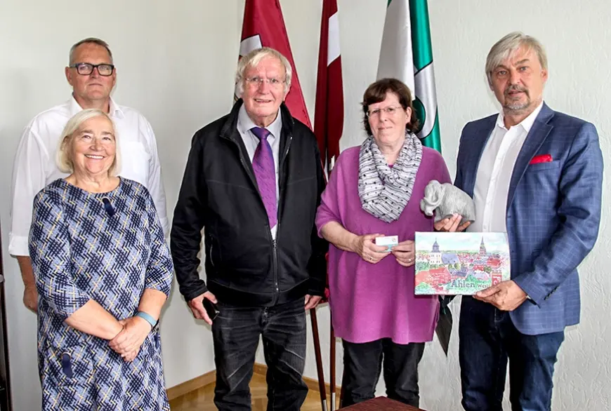 Pašvaldībā viesojas vācieši no Ālenas