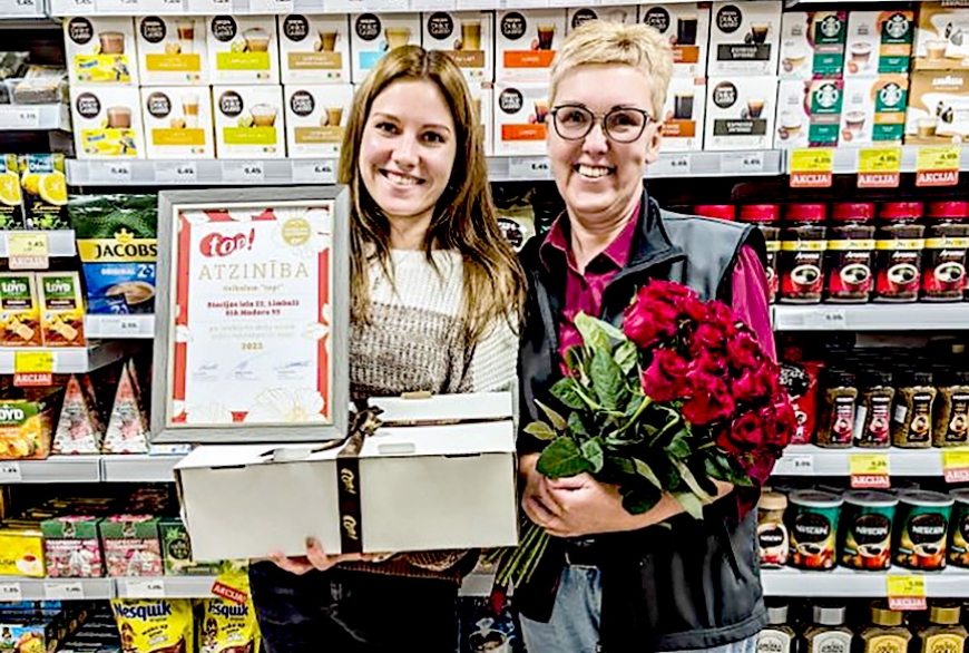 Divi Limbažu «top!» veikali saņem atzinību par labu darbu