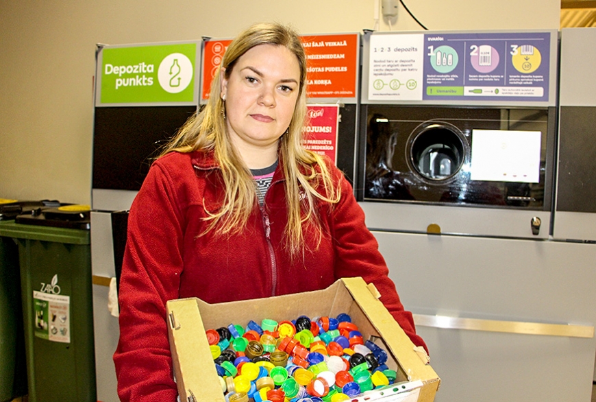 Atbalsta ukraiņus, arī vācot plastmasas korķus