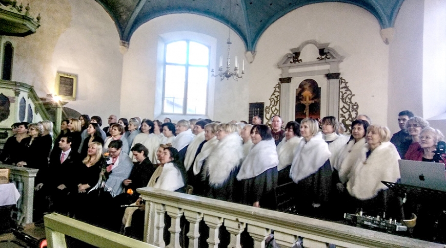 Pirmo reizi Skultes baznīcā uzstājas četri kori