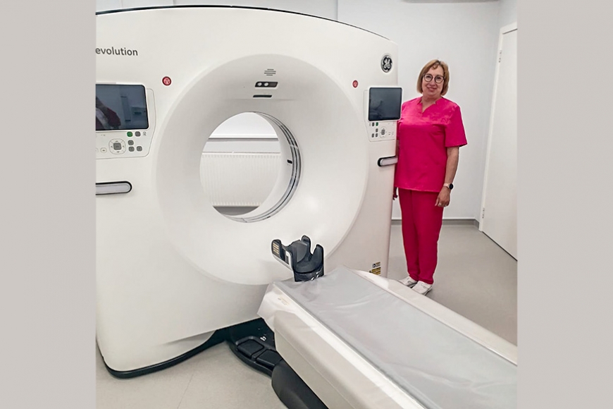 Limbažu slimnīcā darbu sāk jauna datortomogrāfijas iekārta
