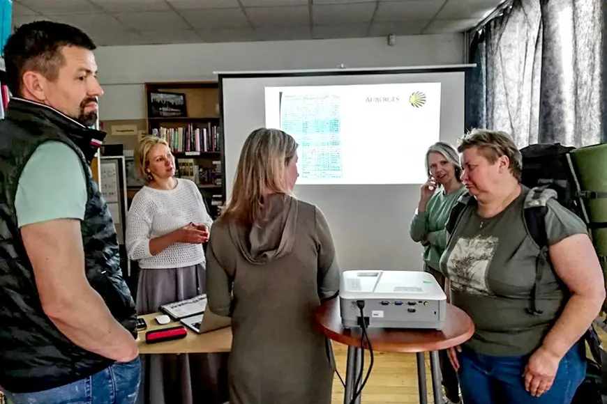 Viļķenē stāstīja par Santjago ceļu