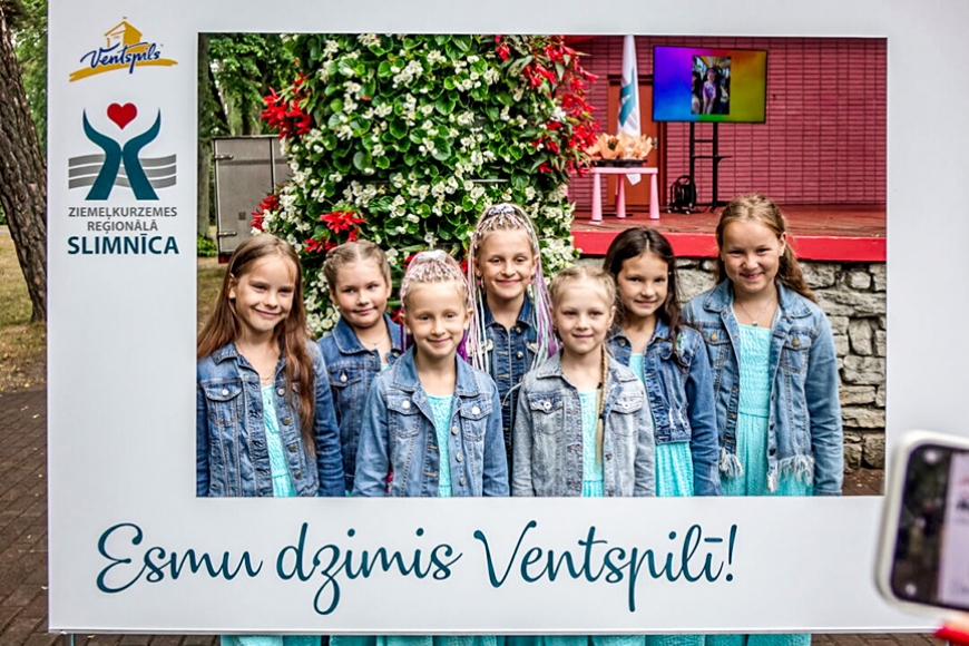 11. reizi notiek mazuļu salidojums “Esmu dzimis Ventspilī” (Kurzeme)