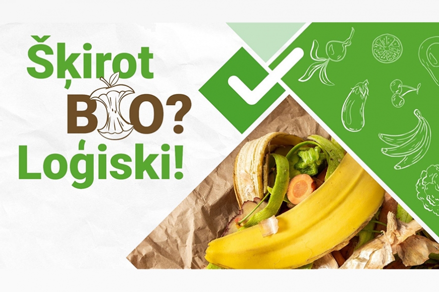 ZAAO aicina aktīvāk šķirot bioloģiskos atkritumus