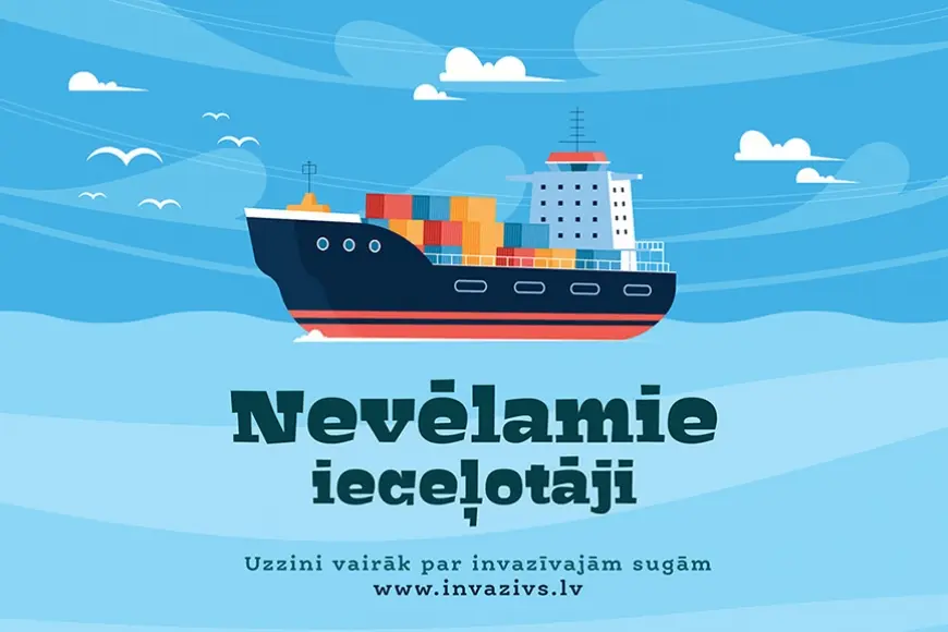 Kampaņa «Nevēlamie ieceļotāji» informē par piecām invazīvajām sugām