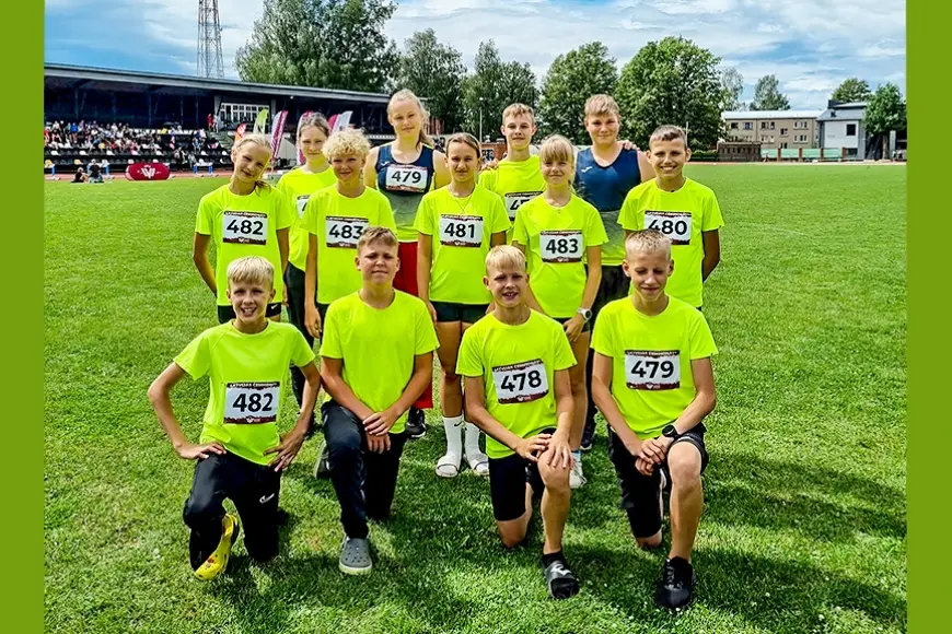 Mūsu sportistiem – septiņas godalgas Latvijas U14 čempionātā vieglatlētikā